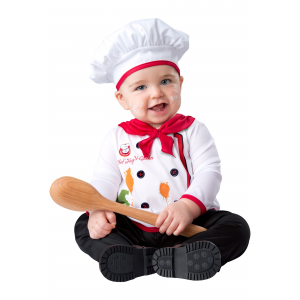 Infant Hugs and Quiches Chef Costume