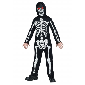 Fade in/out Skeleton Costume for Kids