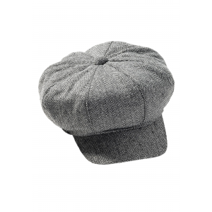 Tweed Newsboy Hat