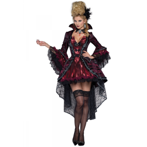 Womens Elegant Victorian Vamp Costume