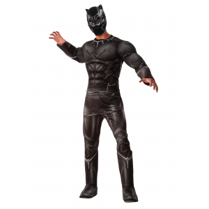 Men's Deluxe Civil War Black Panther Costume