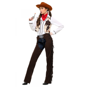 Adult Cowgirl Chaps Plus Size Costume 2X 3X XXL XXXL