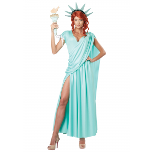 Lady Liberty Plus Size Costume 1X 2X 3X