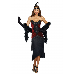 Million Dollar Baby Flapper Costume for Women
