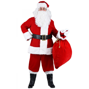 Plus Size Premiere Santa Suit Costume 2X 3X 4X 5X 6X 7X