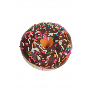 Rubber Chocolate Donut Accessory