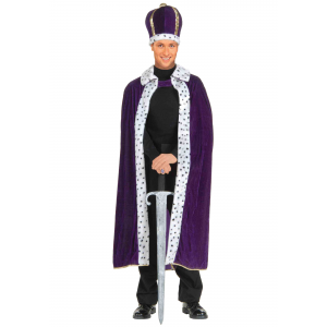 Purple Robe & King Crown Set