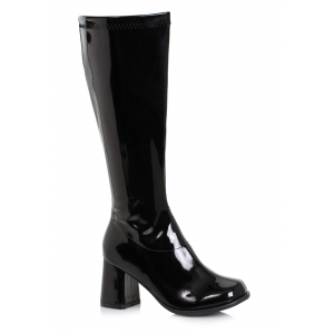 Black Wide Width Gogo Boots for Women