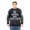 Home Alone Buzz Your Girlfriend Woof Plus Size Ugly Xmas Sweater