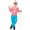 Where's Wally? Wally Costume for Boys