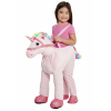 Kids Ride on Pink Unicorn Costume