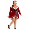 Women's Sexy Mrs. Claus Plus Size Costume