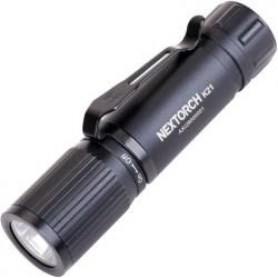 NexTorch K21 K21 LED Mini Flashlight LEDwith Black Aluminum Body