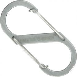 Nite-Ize NISB3-03-11 Stainless Size 2.67" x 1.18" x 0.26" Dual Carabiner Stainless Steel
