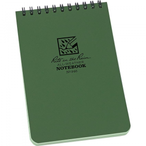 Rite in the Rain RIR-946 Green Size 4" x 6" RiteRain 4x6 Green Notebook