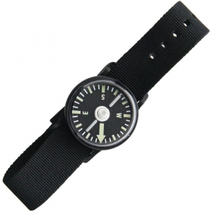 Cammenga J582 Cammenga Phosphorescent Wrist Compass with Black Wrist Band