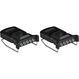 Cyclops 08257 Cyclops Micro Hat Clip Light 2 Pack Lights with 5 white LED