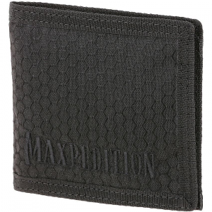 Maxpedition BFWBLK AGR BFW Bi Fold Black Wallet with Nylon Construction
