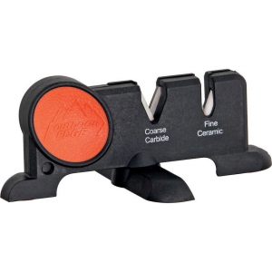 Outdoor Edge SX100 Sharp-X 2 Step Sharpener with Black Composition Construction