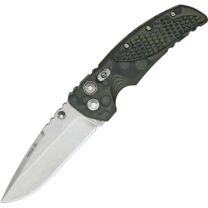 Hogue 34178 Medium Tactical Drop Point with Green G-10 handle