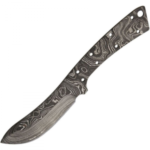 Alabama Damascus Steel 032 Damascus Blade Knife with One Piece Damascus Steel Construction