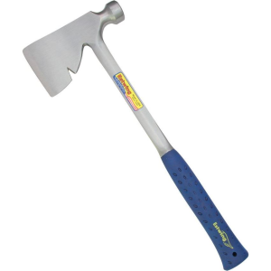 Estwing E3R Riggers Axe with Blue Nylon-Vinyl Deep Cushion Safety Grip Handle