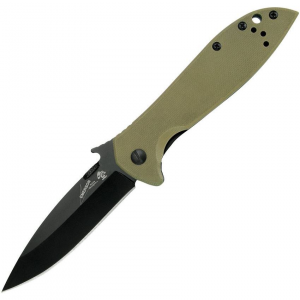 Kershaw 6054BRNBLK Emerson CQC-4K Framelock Folding Pocket Knife