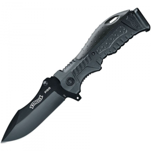Walther 50749 P99 Folding Pocket Knife with Black Handle
