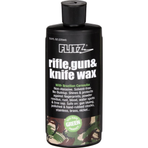 Flitz 02785 Rifle/Gun/Knife Wax Black Plastic Slim Bottle with Flip-Top Squirter Cap