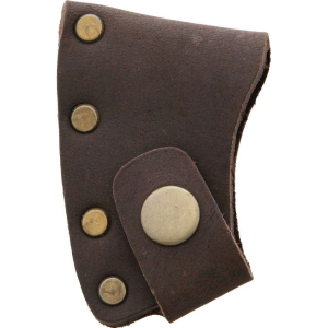 Prandi 706002 Axe Blade Cover with Brown Leather Sheath