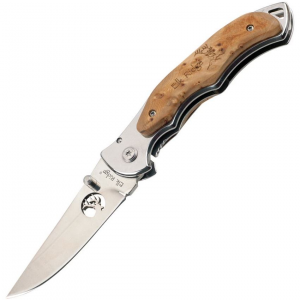 Elk Ridge 519 Maple Framelock Folding Pocket Knife