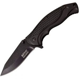 MTech A948BK Black Assisted Opening Linerlock Folding Pocket Knife