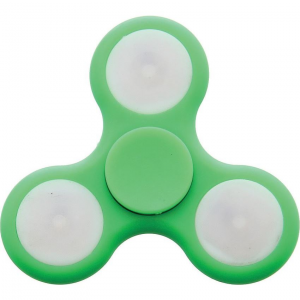 Novelty 297 LED Spinner Green Stainless Bearings with Plastic Construction