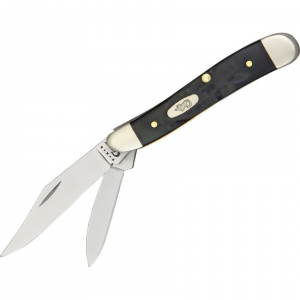 Case 18225 Peanut Folding Pocket Knife with Black Synthetic Handle