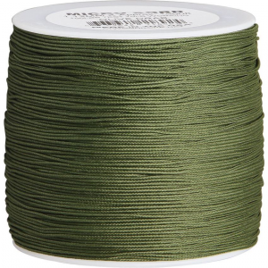 Elite Parachute Cords 1041 Olive Micro Cord with Braided Premium Nylon Constructions