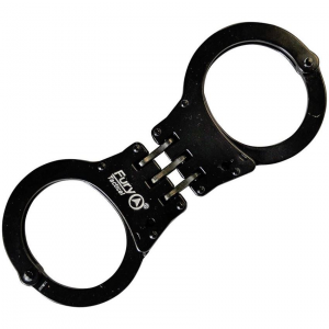 Fury 15949 Black Coated Handcuffs Hinged with Stainless Construction