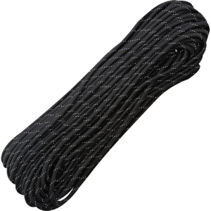 Elite Parachute Cords 1059H Parachute Cord Black with Nylon Construction