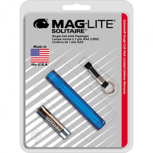 Maglite K3A116 Blue Solitaire AAA Hang Pack