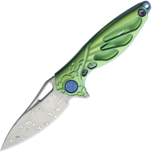 Rike MINIG Green Hummingbird Folding Pocket Knife with Steel Construction