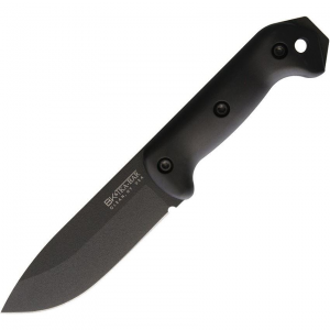 Becker 2 5 Inch Campanion Fixed Drop Point Blade Knife with Black Grivory Handle