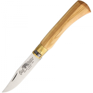 Antonini SOS 930719LU Medium Folder Folding Knife with Olive Wood Handle