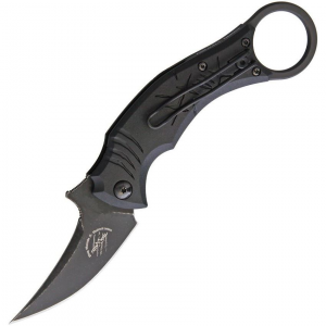 Bastinelli 18 Mako Folder Knife with Black Nylon Handles