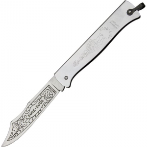 Douk-Douk 815CH Folder Silver With Silver Finish Folded Steel Handle