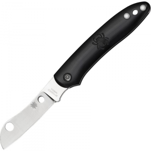 Spyderco 189PBK Roadie Folding Pocket Knife with Black Reinforced Nylon Handle
