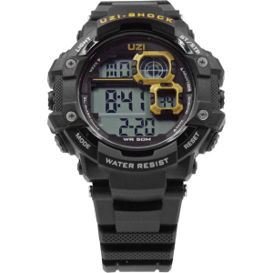 Uzi WZS02 Shock Digital Watch Black and Orange