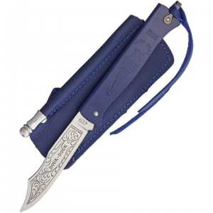Douk-Douk 815GMCOLB Folder Blue Folding Pocket Knife with Blue Finish Folded Steel Handle