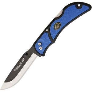 Outdoor Edge RLU40 Razor Lite EDC Blue Lockback Folding Pocket Knife