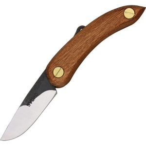 Svord VPKM Mini Peasant Hardwood Folding Pocket Knife Steel with Hardwood Handle