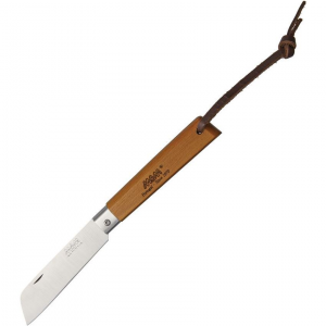 MAM 2042 Operario Folder Sheepsfoot Knife with Brown Beechwood Handle