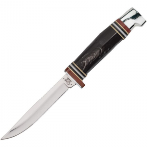 Case 17916 Hunter Knife with Buffalo Horn Handle